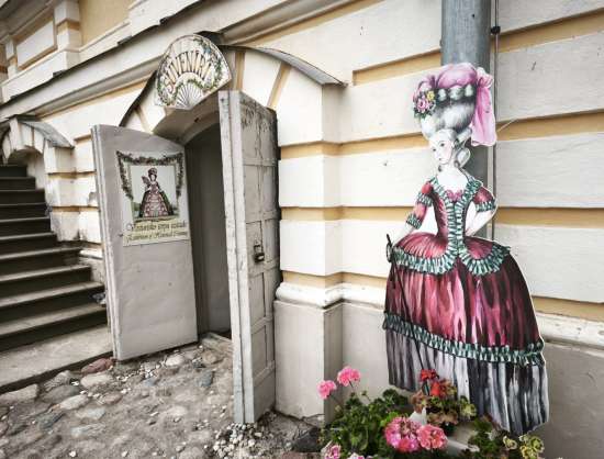 Souvenir shop in Rundāle Palace