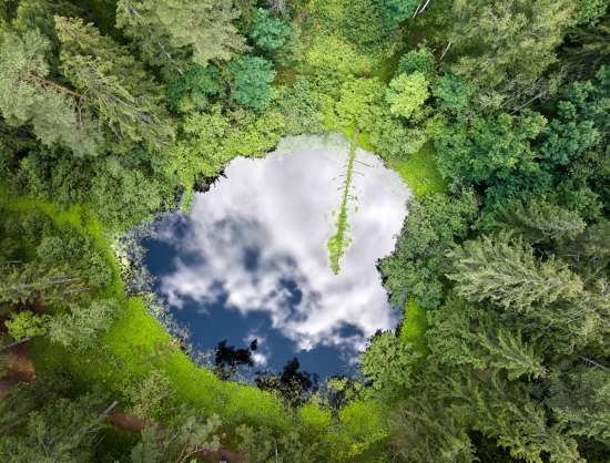 Skaistkalne karst sinkholes
