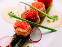 Restorāna Miķelis ēdiena skats