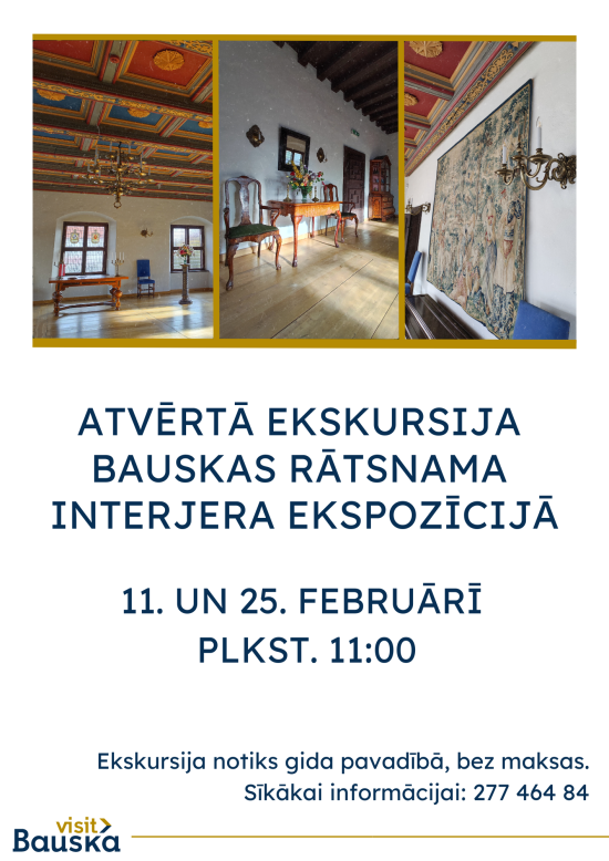 Atvērtā ekskursija Bauskas Rātsnama ekspozīcijā