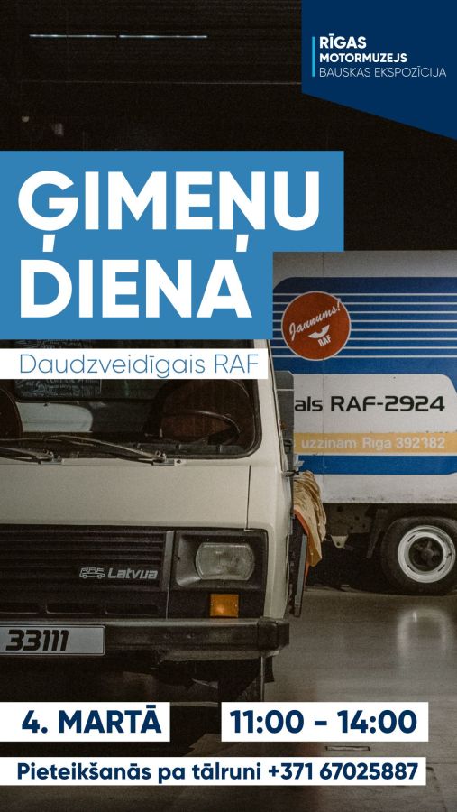 Family day at Bauska motormuseum