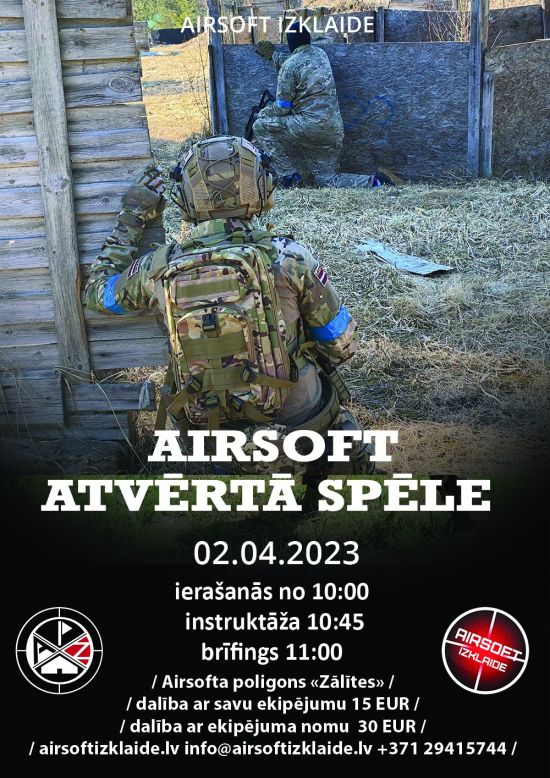 “Open season” airsofta poligonā “Zālītes”