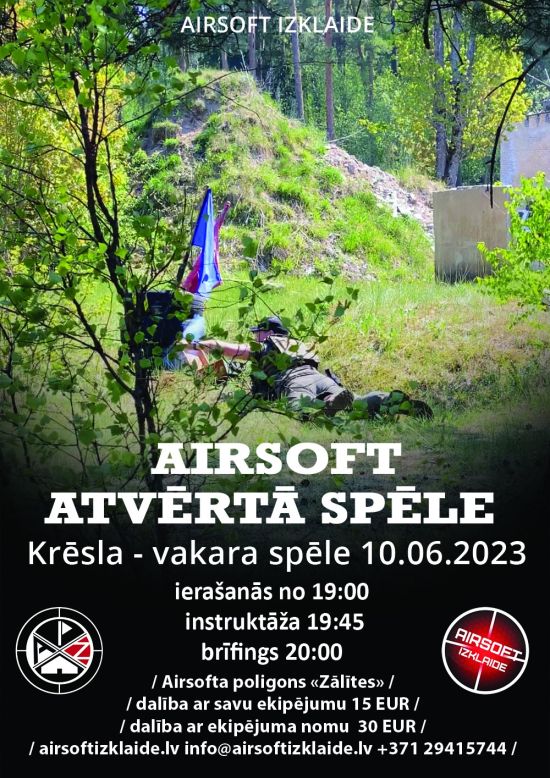 Airsoft atvērtā spēle