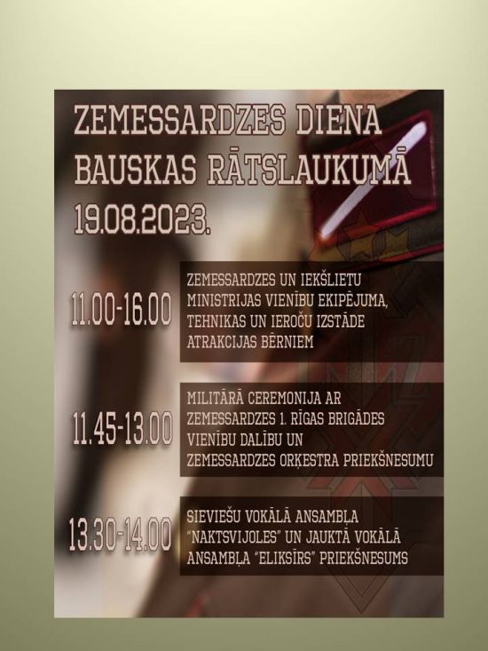 Zemessardzes diena Bauskā