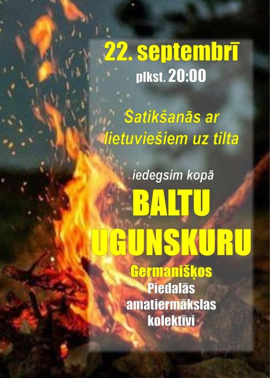 Baltu vienības diena uz Latvijas-Lietuvas robežas