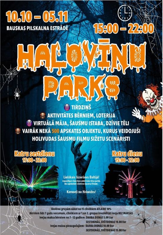 Halloween Park in Bauska