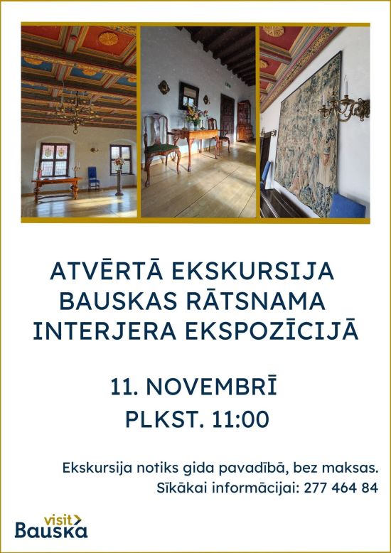 Open excursion in Bauska Town Hall