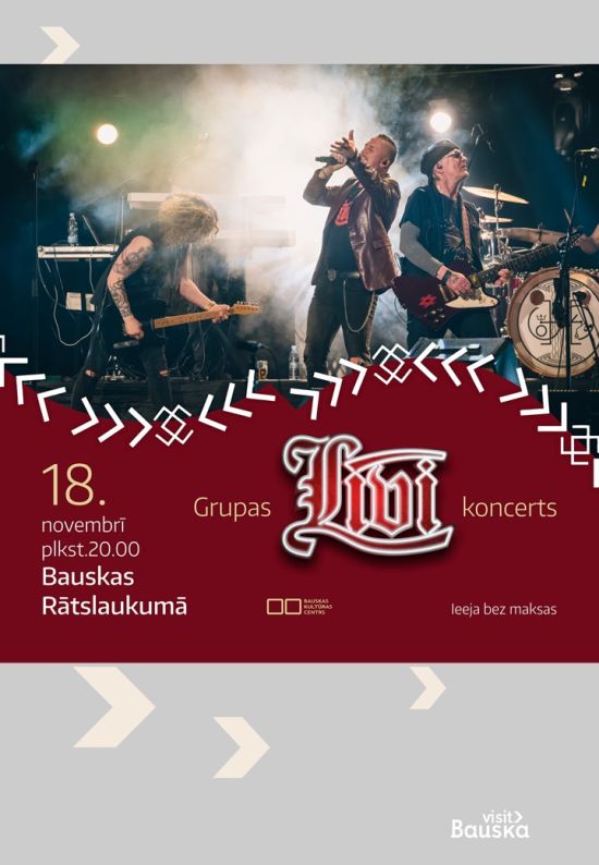 Latvian rock band concert