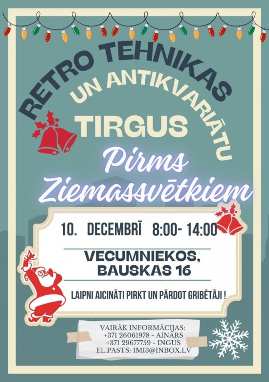 Christmas retro & antiques market
