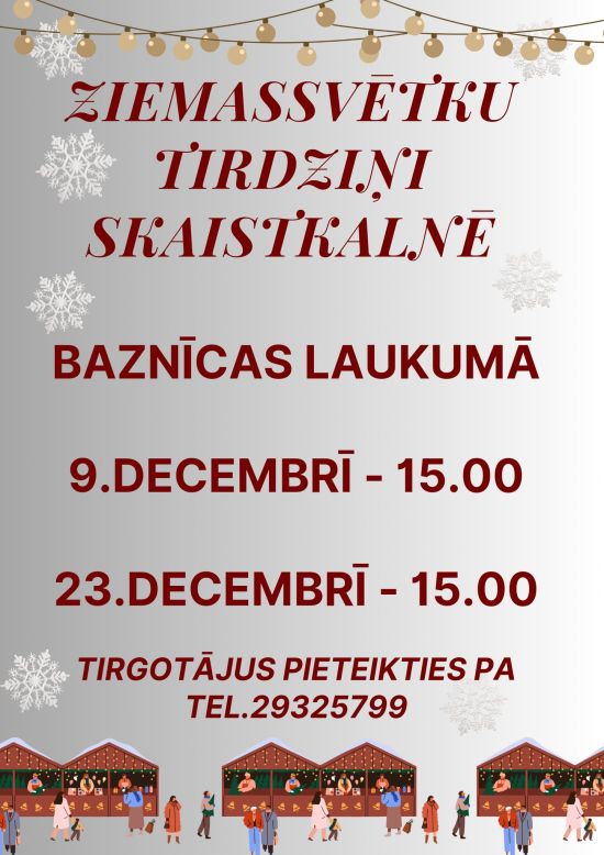 Christmas market in Skaistkalne