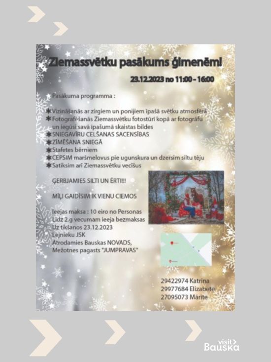 Christmas event for families in Jumprava