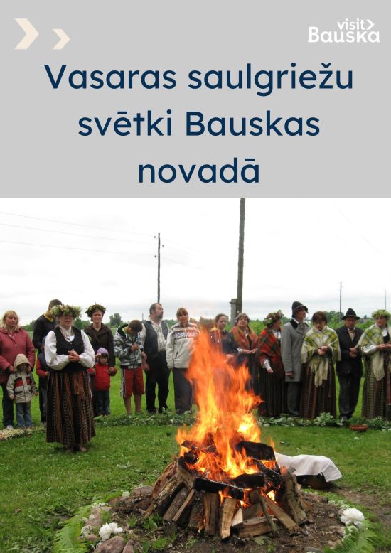 Latvian Midsummer celebration in Bauska County