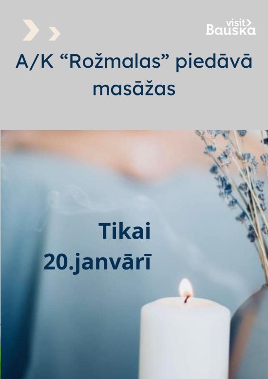 Relaxing massage at Hotel Rožmalas