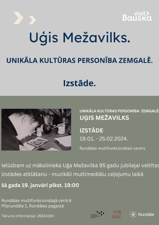A unique cultural personality  in Zemgale. Uģis Mežavilks.