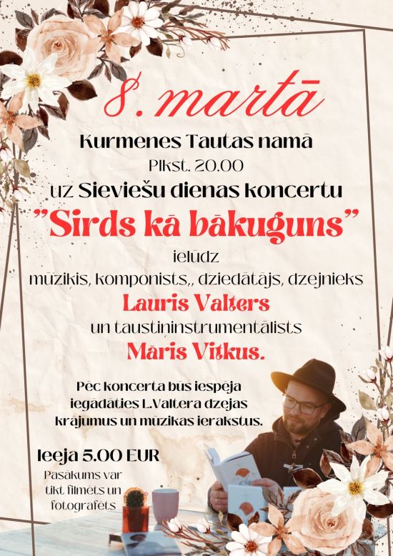 Sieviešu dienas koncerts ar Lauri Valteru
