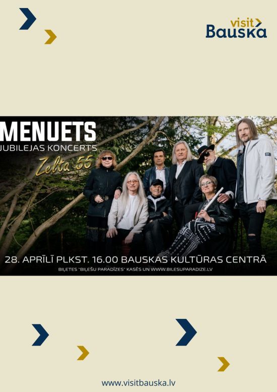 Grupas MENUETS jubilejas koncerts - ZELTA 55