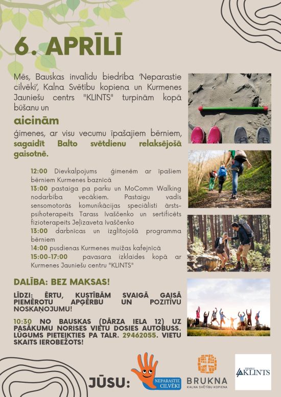 Kopā būšanas pasākums ģimenēm ar īpašajiem bērniem
