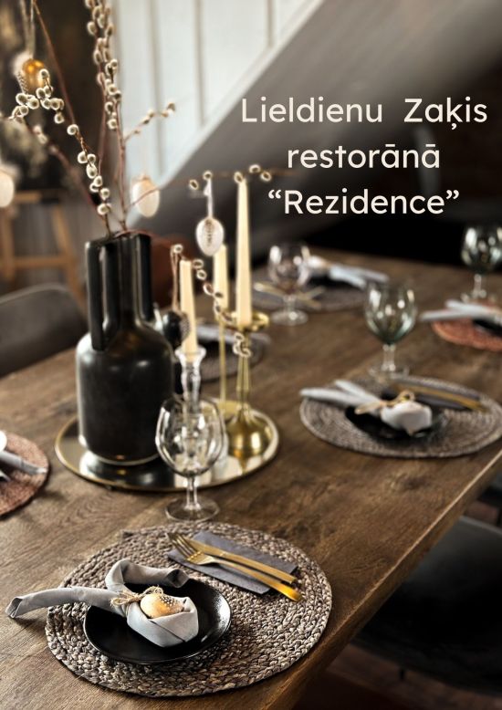Lieldienu Zaķis restorānā 