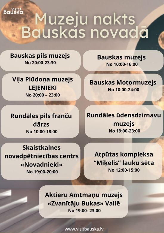 Museum night 2024 in Bauska County!