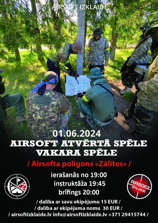 Airsoft atvērtā vakara spēle