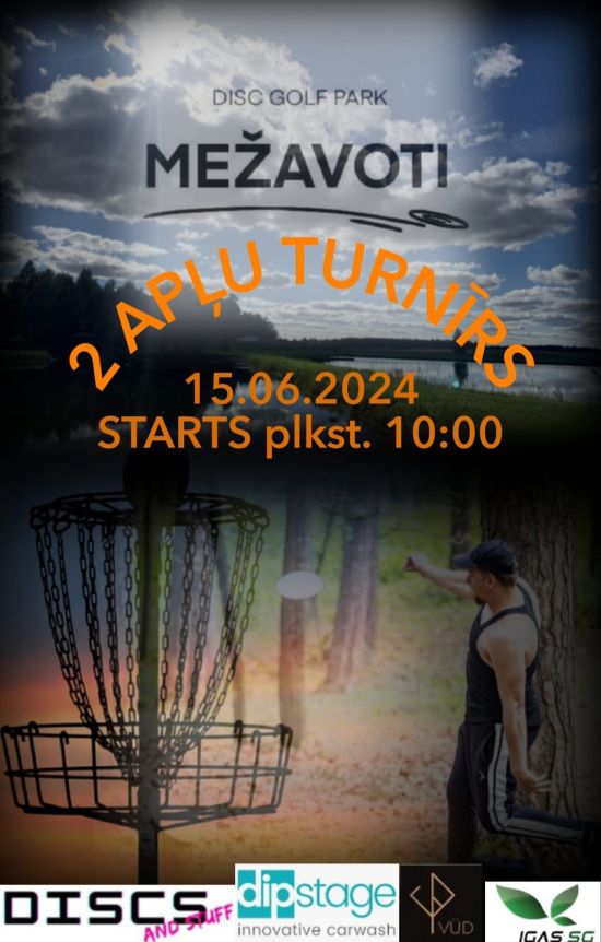 Mežavoti disc golf park 2 apļu turnīrs