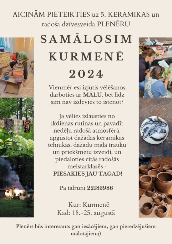 SAMĀLOSIM KURMENĒ 2024