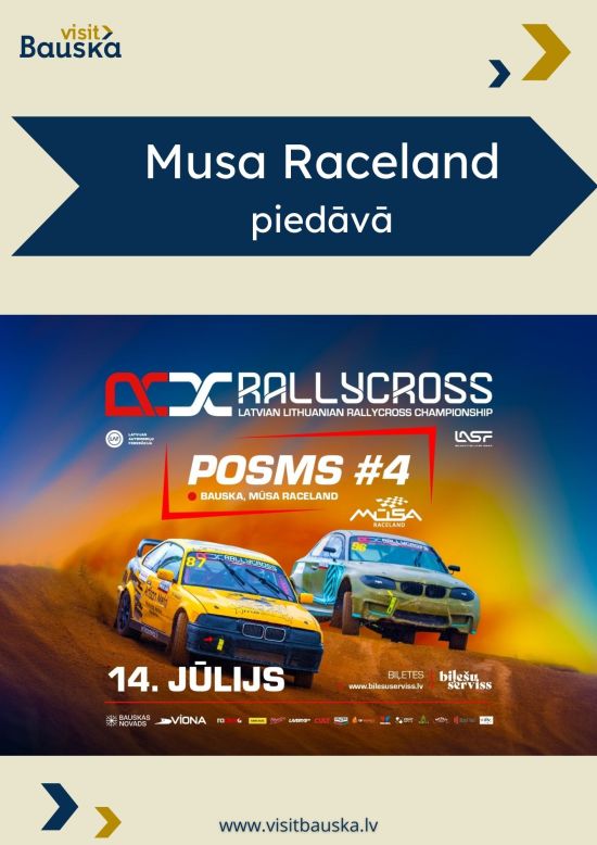 Rallijkross Latvijas - Lietuvas čempionāts Mūsa Raceland