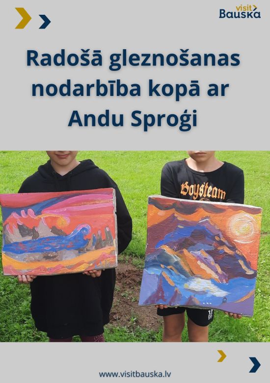 Radošā gleznošanas nodarbība