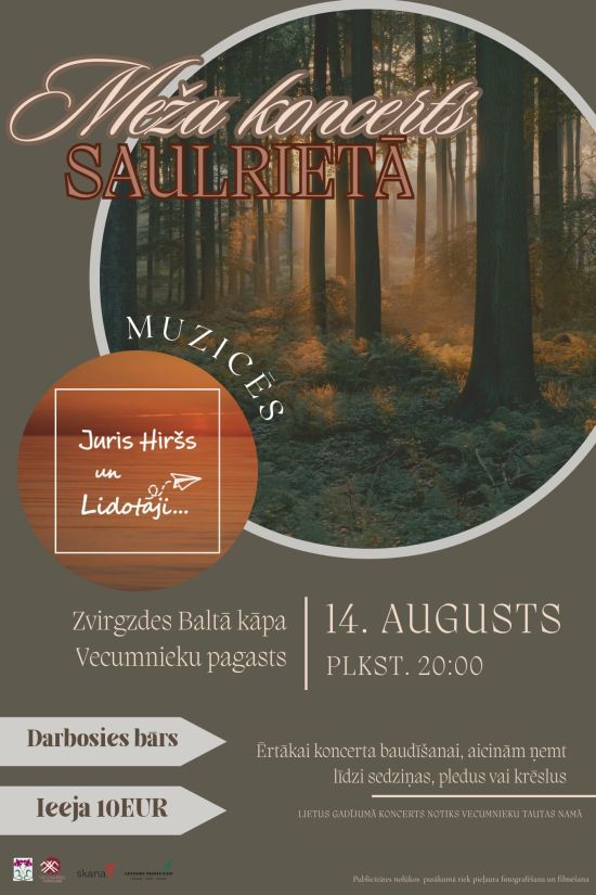 Koncerts Zvirgzdes Baltajā kāpā