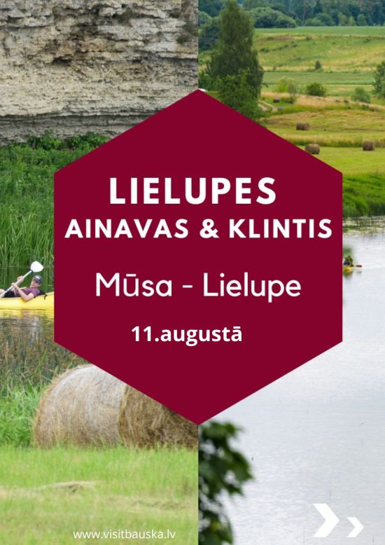 Lielupes ainavas un klintis