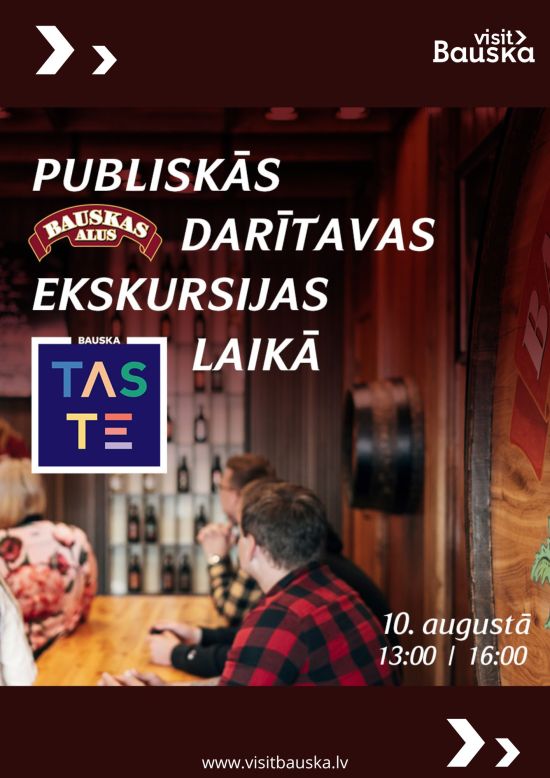 Publiskās ekskursijas Bauskas alus darītavā