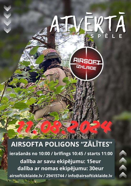Airsoft atvērtā spēle