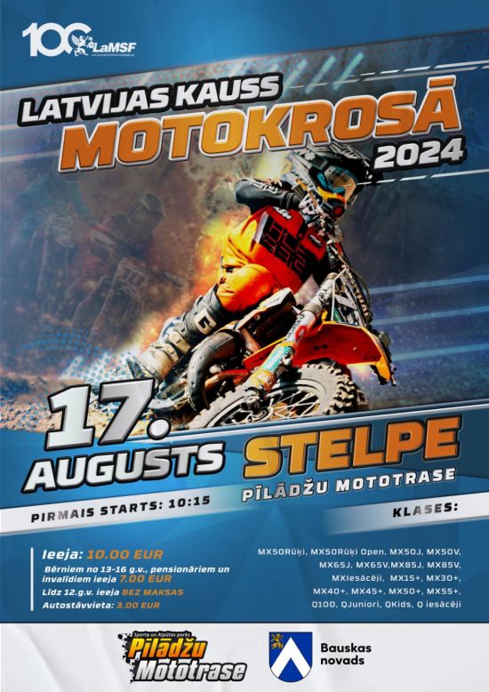 Latvia Motocross Cup 2024 in Stelpe