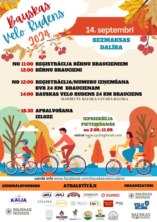 Bauska Velo Rudens 2024