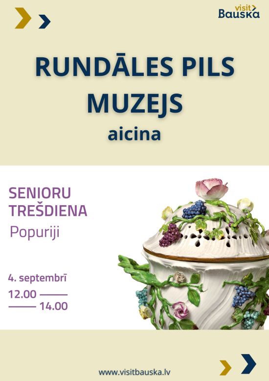 Senioru trešdiena Rundāles pilī