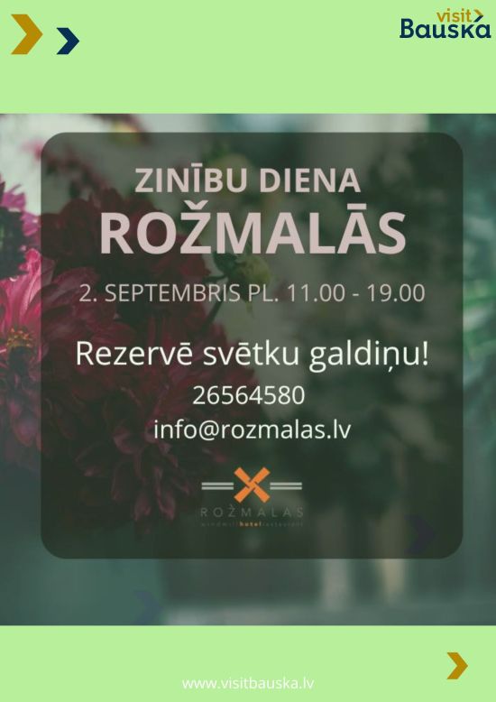 Zinību diena Rožmalās