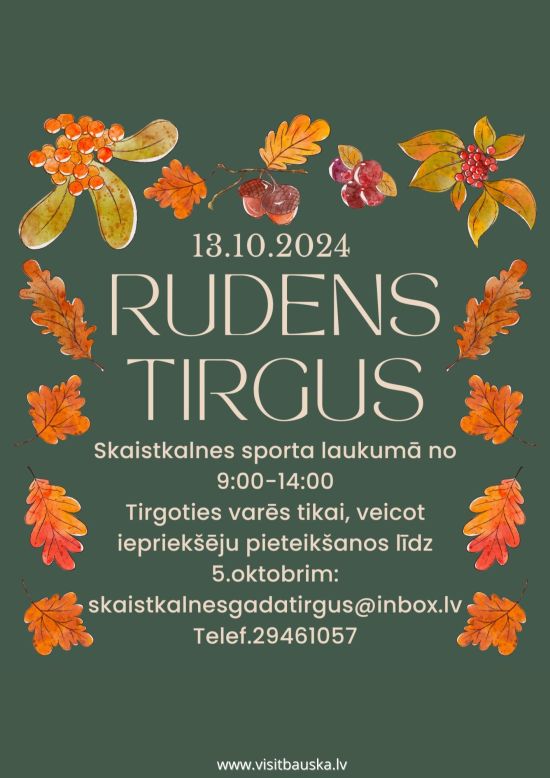 Autumn market in Skaistkalne