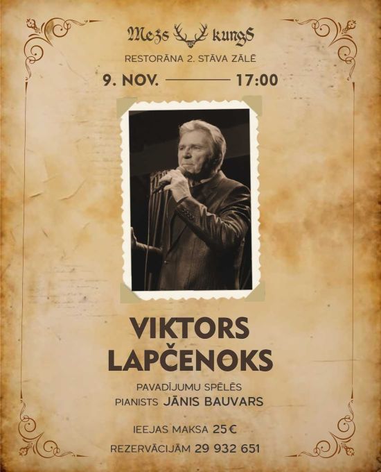 Uz skatuves Viktors Lapčenoks