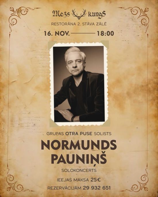 Normunds Pauniņš solokoncerts