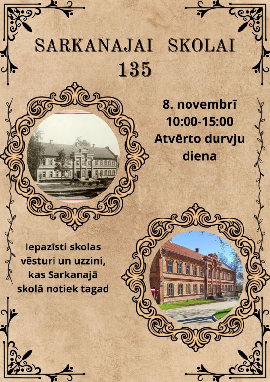 Atvērto durvju diena sarkanajā skolā
