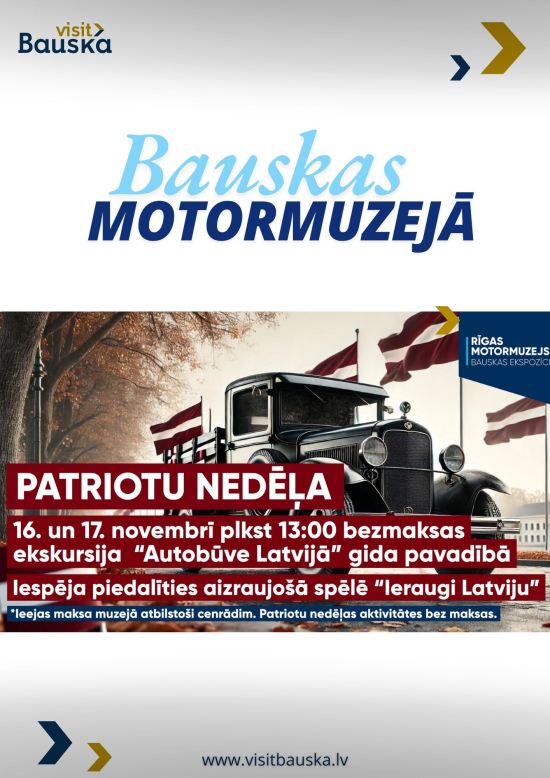 Patriotu nedēļa motormuzejā
