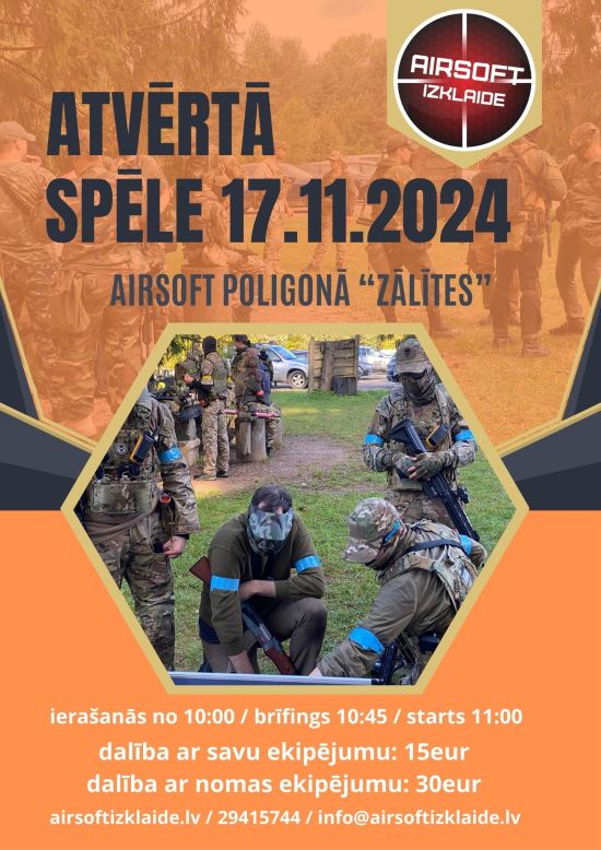 Airsoft atvērtā spēle