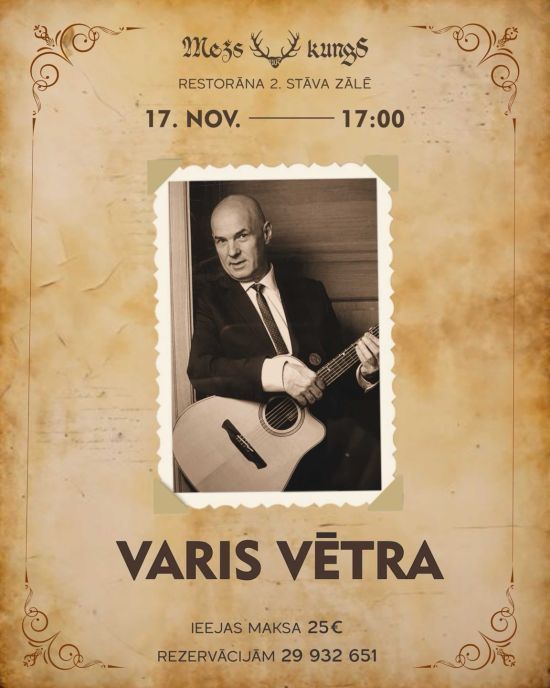 Uz skatuves Varis Vētra