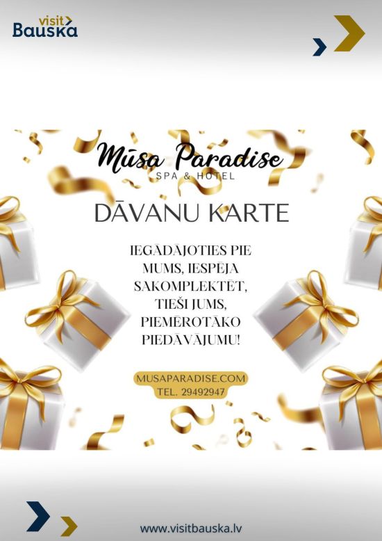 Mūsa paradise gift card