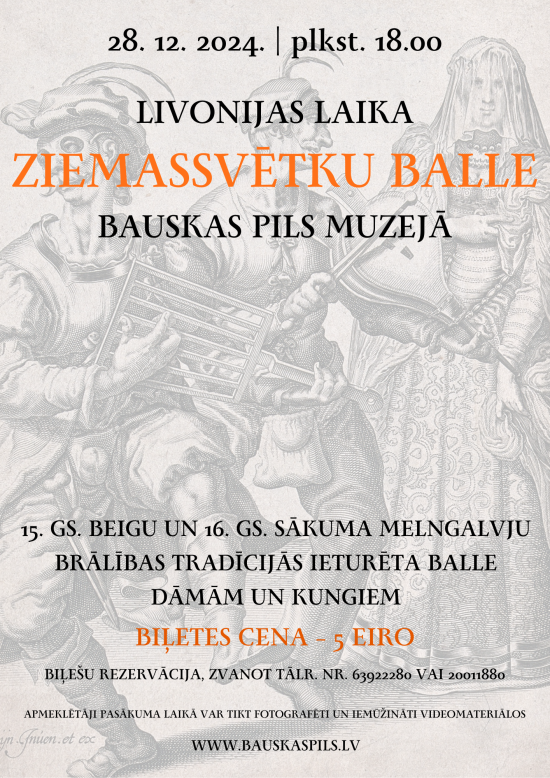 Livonijas laika Ziemassvētku balle Bauskas pilī