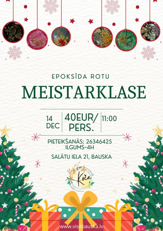 Epoksīda rotu meistarklase