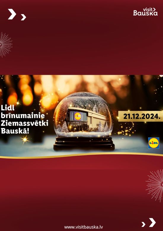 Ziemassvētku brīnumu Bauskā kopā ar Lidl