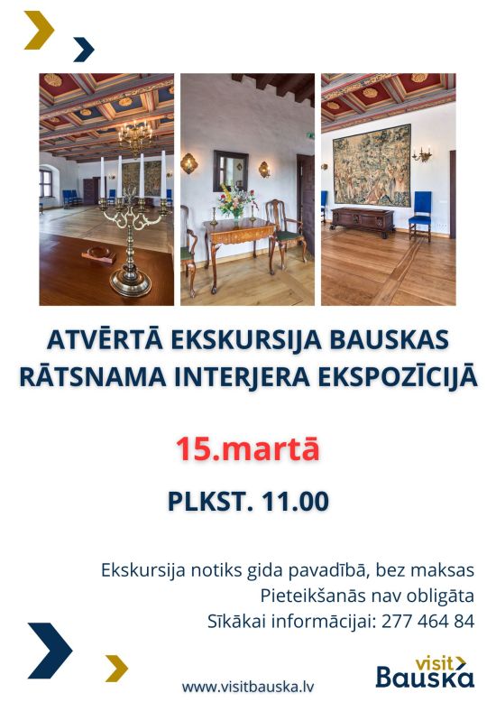 Atvērtā ekskursija Bauskas Rātsnamā