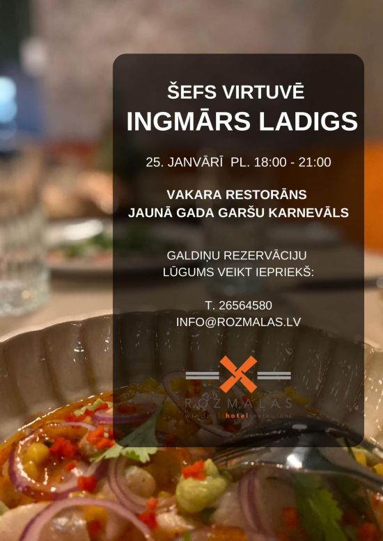 Šefs virtuvē Ingmārs Ladigs