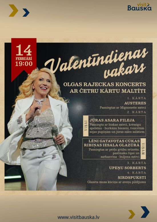 Valentīndienas vakars restorānā Mežs kungS